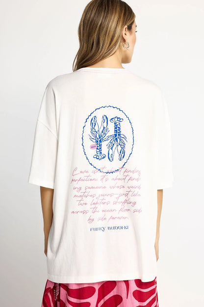 T-shirt με Τύπωμα Αστακός