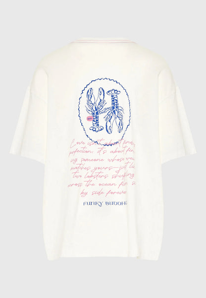 T-shirt με Τύπωμα Αστακός