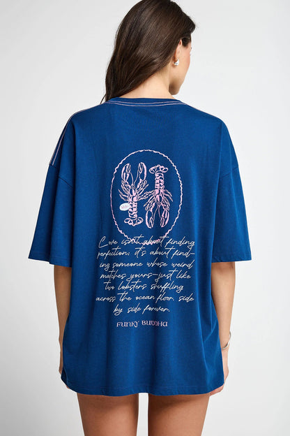 T-shirt με Τύπωμα Αστακός
