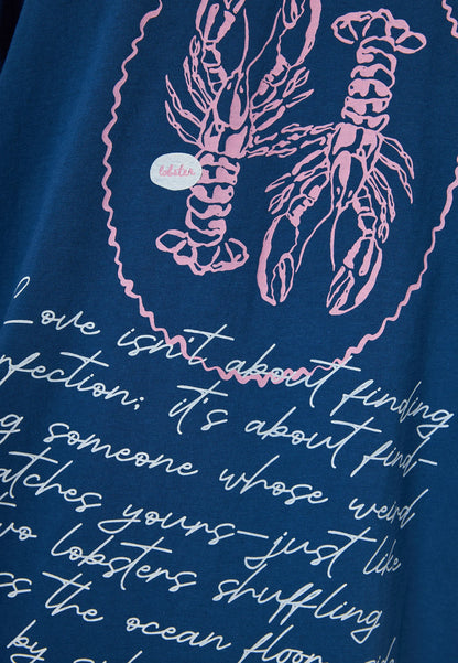 T-shirt με Τύπωμα Αστακός