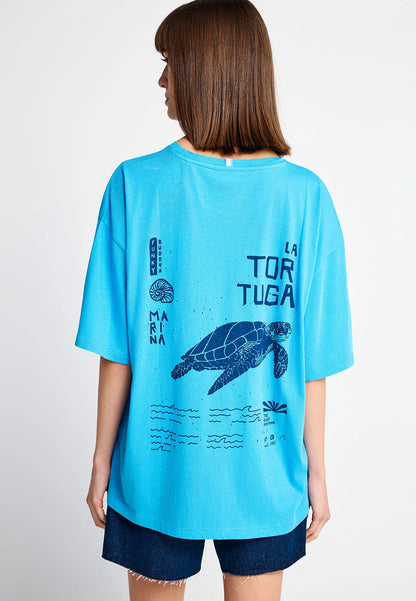 T-shirt με Τύπωμα La Tortuga