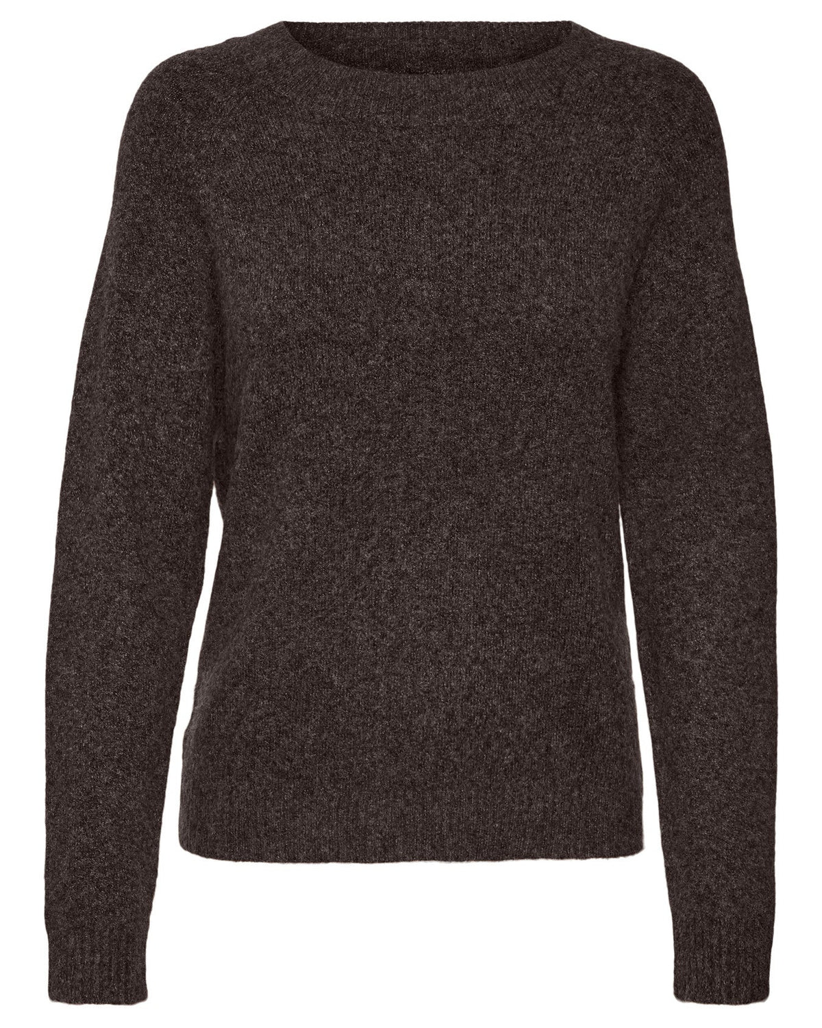 Vero Moda γυναικεία πλεκτή μπλούζα σε καφέ μελανζέ