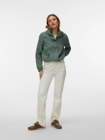 Parka Κοντό με Κουκούλα