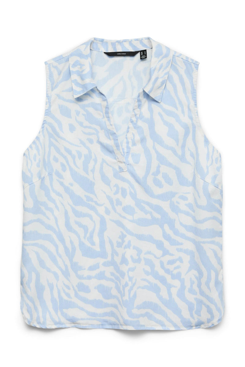 Αμάνικη Μπλούζα Animal Print
