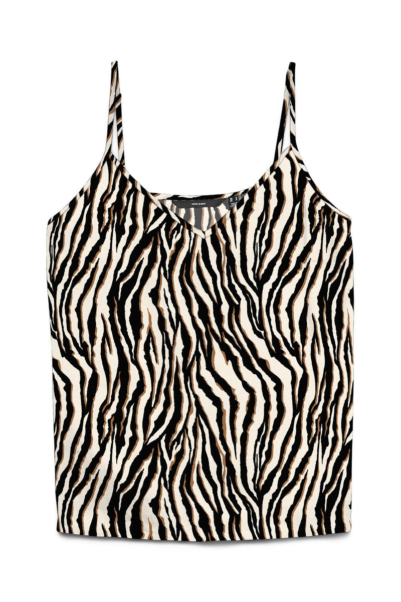 Φανελάκι Animal Print με Ρυθμιζόμενες Τιράντες