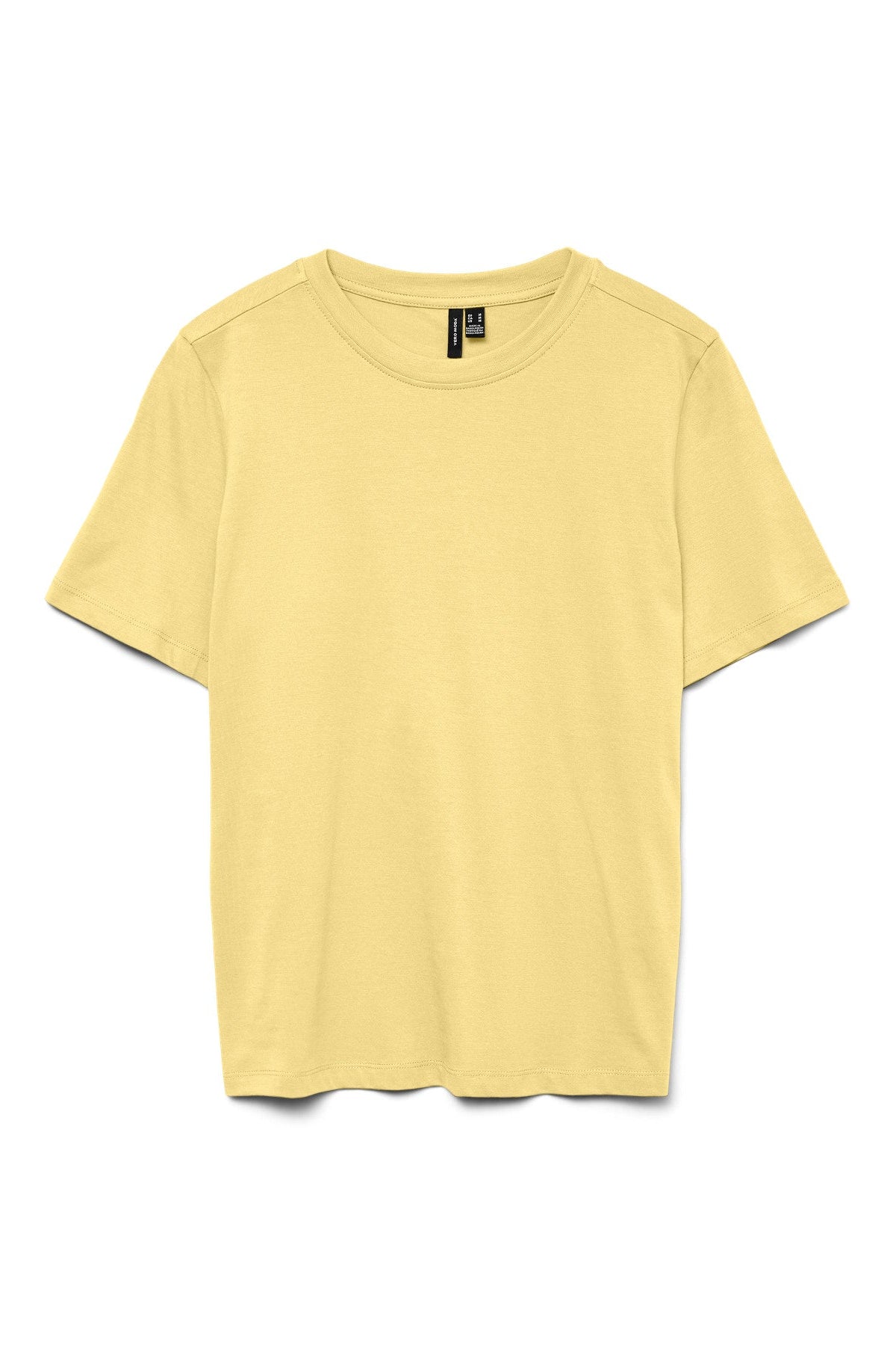 Basic T-shirt Κίτρινο Κανονική Εφαρμογή