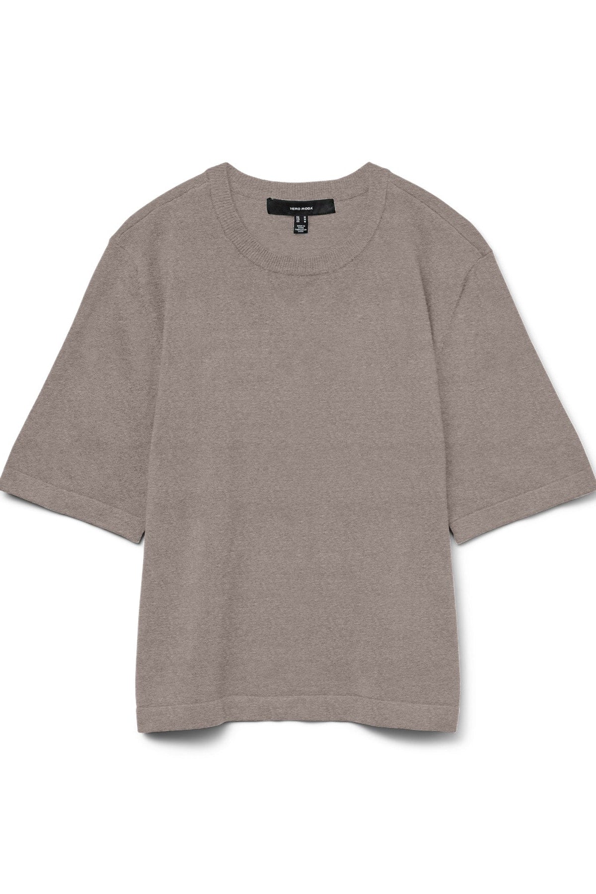 Πλεκτή Μπλούζα Oversize Γκρεζ