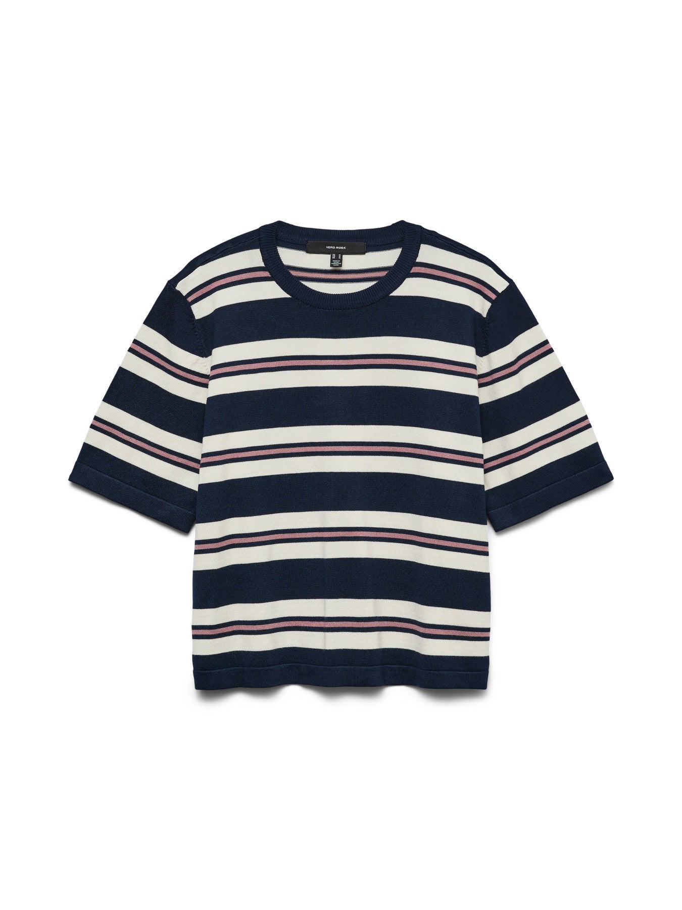 Πλεκτή Ριγέ Μπλούζα Oversize