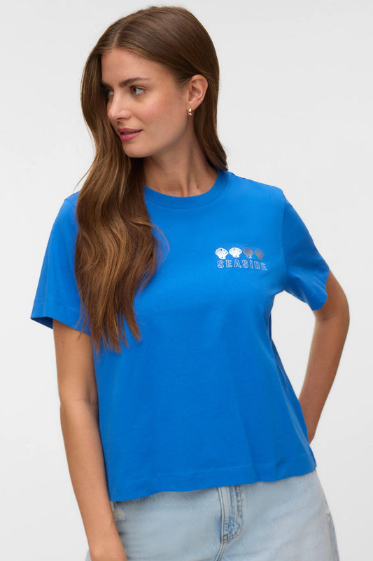 T-shirt από Οργανικό Βαμβάκι Print SEASIDE