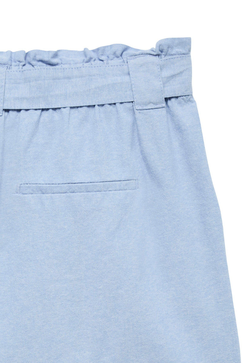 Culotte Παντελόνι Denim Ψηλόμεσο Straight Fit
