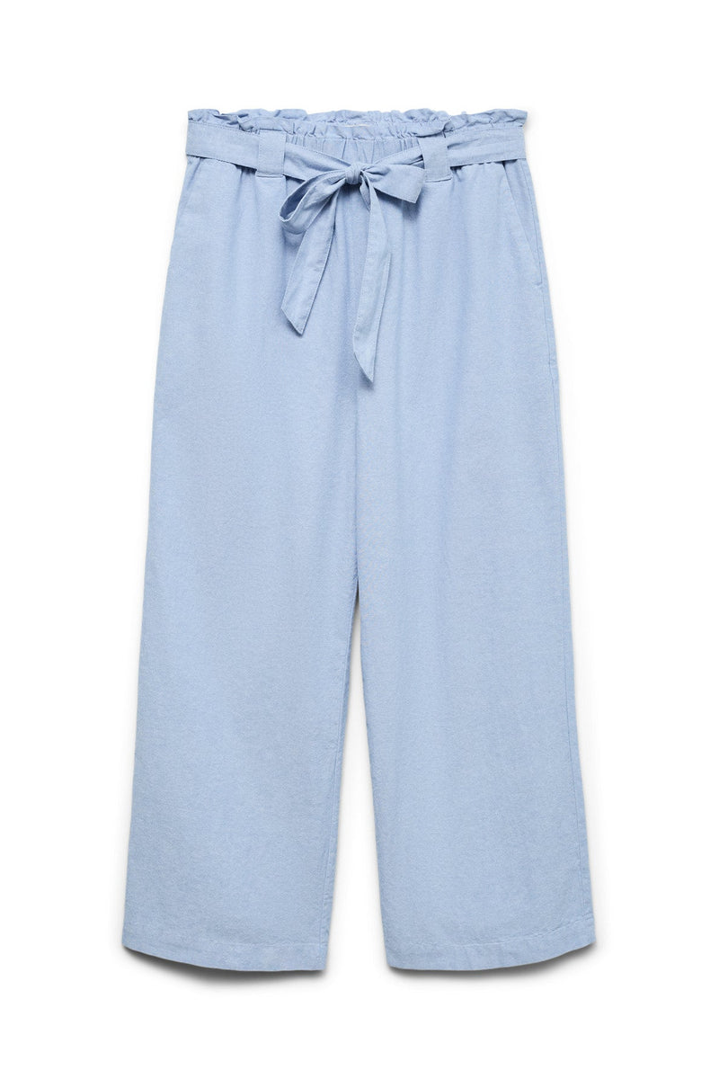 Culotte Παντελόνι Denim Ψηλόμεσο Straight Fit