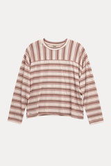 Μπλούζα Ριγέ Ροζ