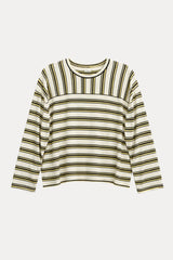Μπλούζα Ριγέ Κίτρινο