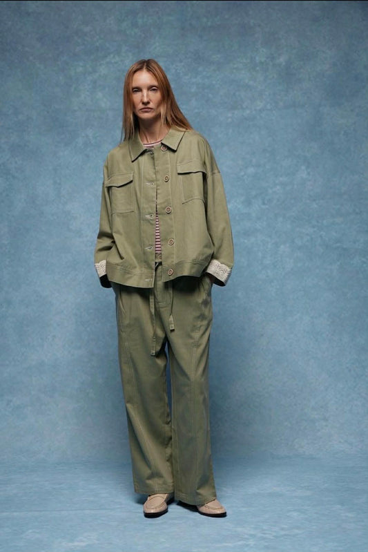 GIOYA παντελόνι ίσια γραμμή militare - full body