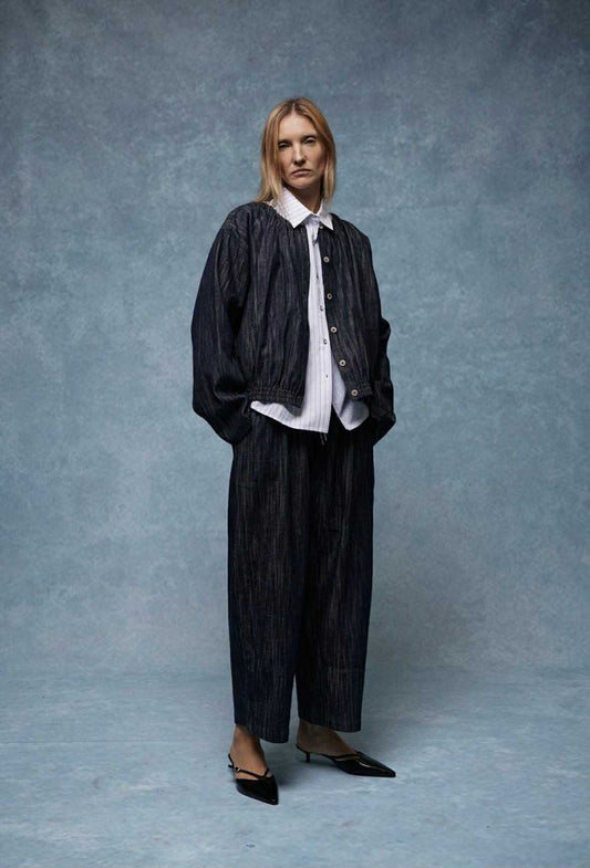 Παντελόνι Denim Μπλε Ριγέ