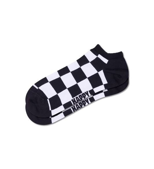 Χαμηλές κάλτσες με μοτίβο σκακιέρα