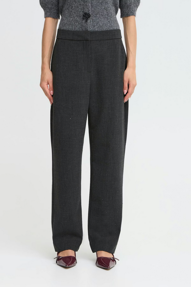 Tailored Παντελόνι Ίσια Γραμμή με Λάμψη