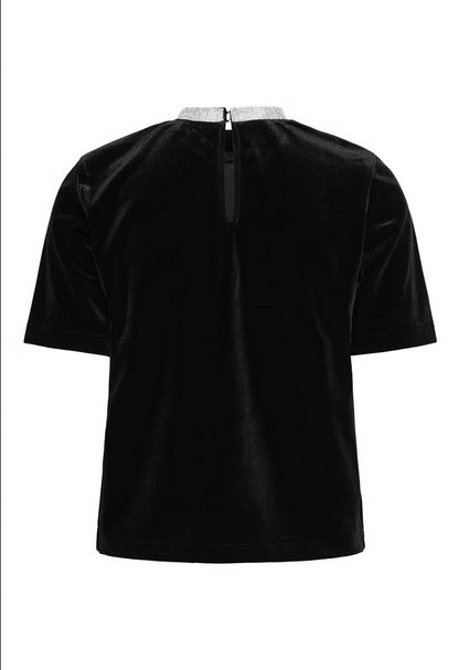 Βελούδινο Τοπ με Διακοσμητική Λεπτομέρεια