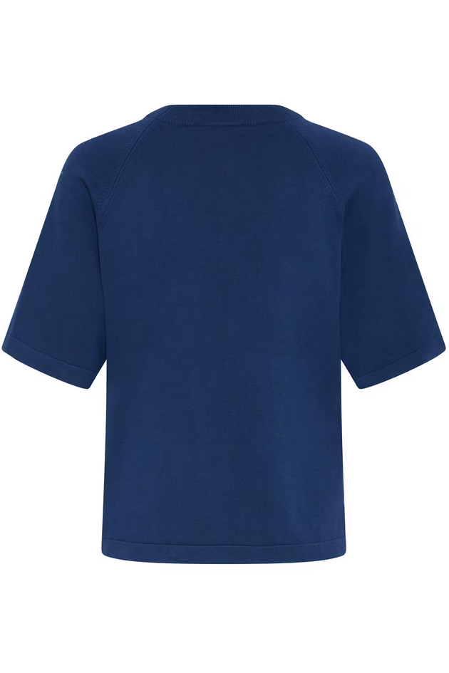 Πλεκτή Μπλούζα με Ριχτούς ώμους