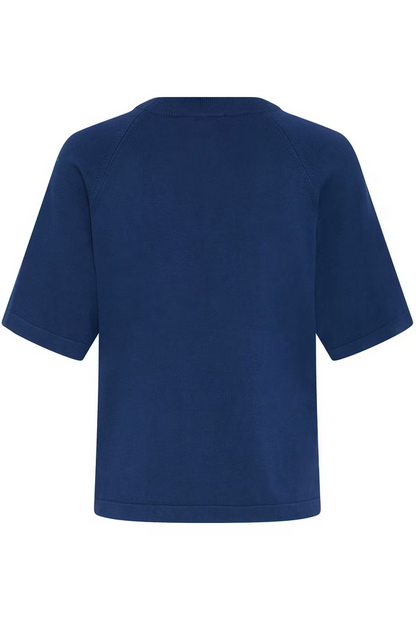 Πλεκτή Μπλούζα με Ριχτούς ώμους