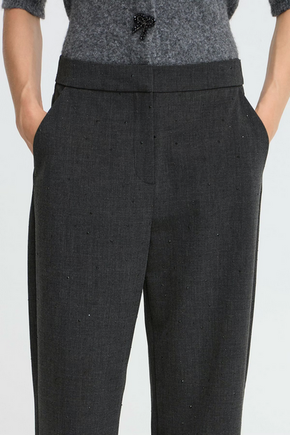 Tailored Παντελόνι Ίσια Γραμμή με Λάμψη