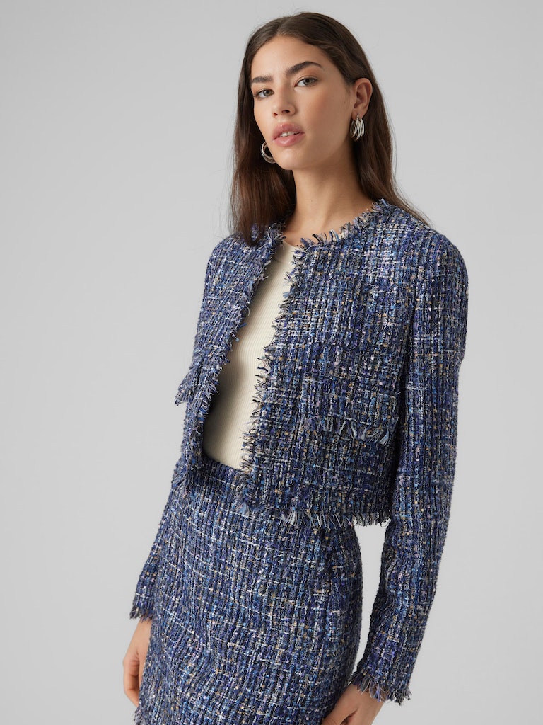 VMCHANTELLE LS SHORT TWEED BLAZER 10299447