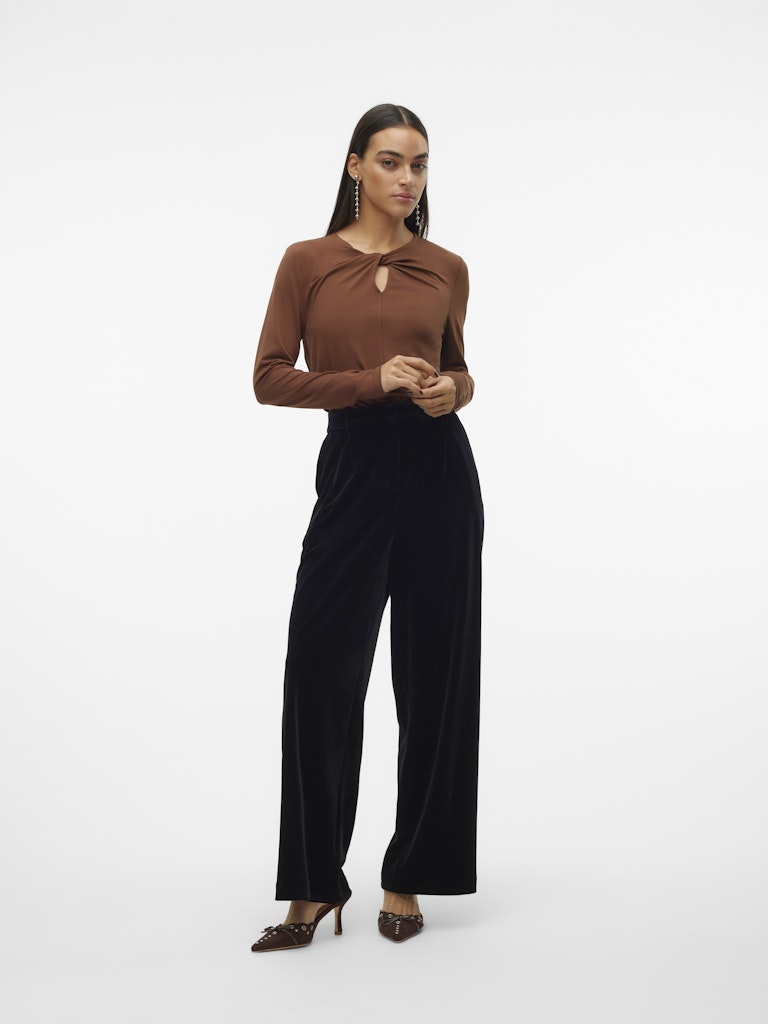 VMALLISON MW WIDE VELVET PANT