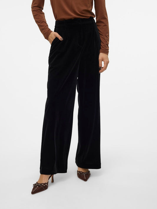 VMALLISON MW WIDE VELVET PANT