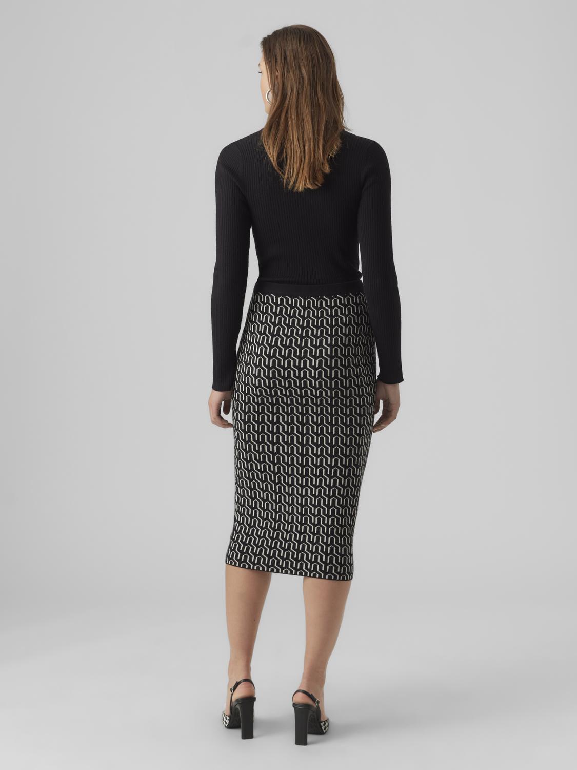 VMGOLDNEEDLE ART  PENCIL SKIRT 10290623