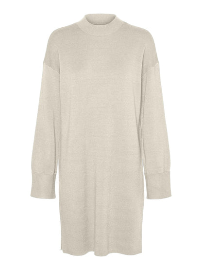 Πλεκτό Φόρεμα Ψηλός Γιακάς