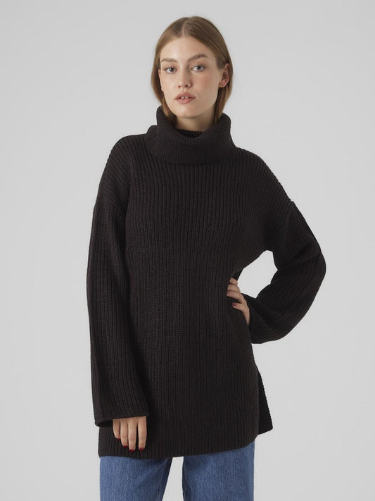 VMSAYLA LS OVERSIZE COWLNK PULLOVER BOO ΜΑΥΡΟ 10290903