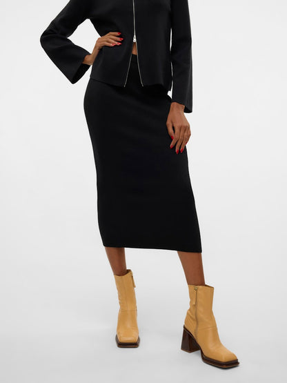 Midi φούστα πλεκτή