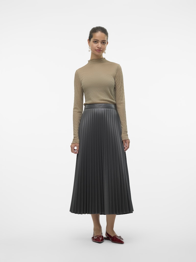 VMBELLAHOLLY HW 7 8COATED SKIRT ΓΚΡΙ 10319036