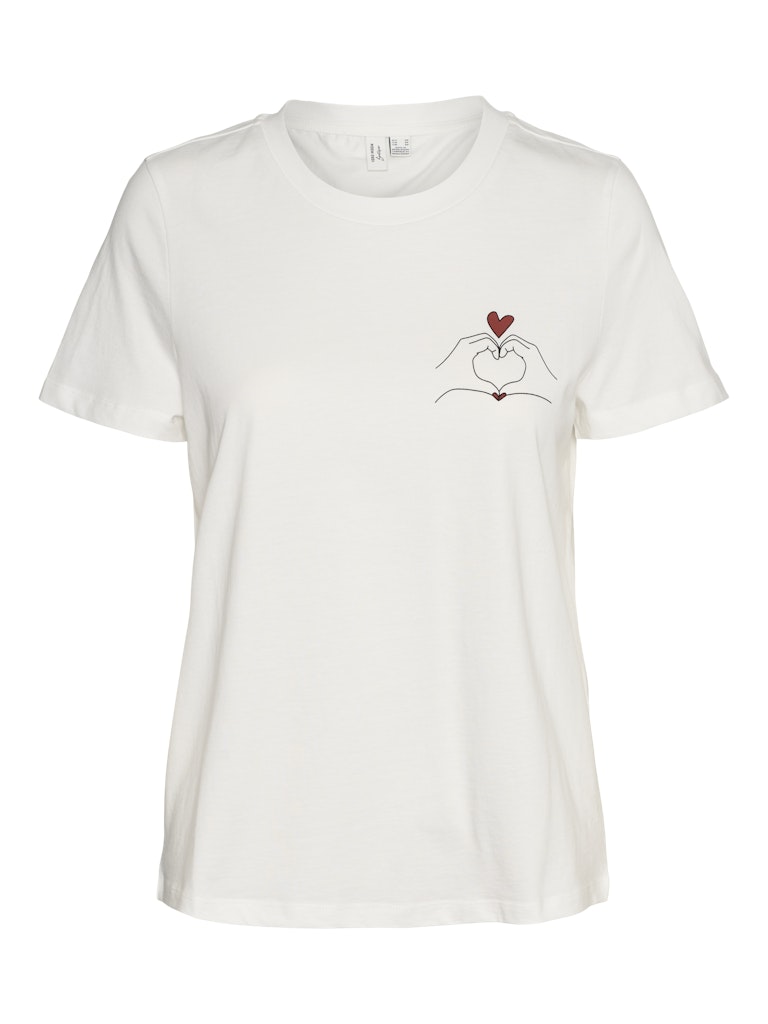 VERO MODA Γυναικείο t-shirt με τύπωμα MAKE TODAY MAGIC, στρογγυλή λαιμόκοψη, κανονική εφαρμογή, μπροστινή όψη χωρίς μοντέλο