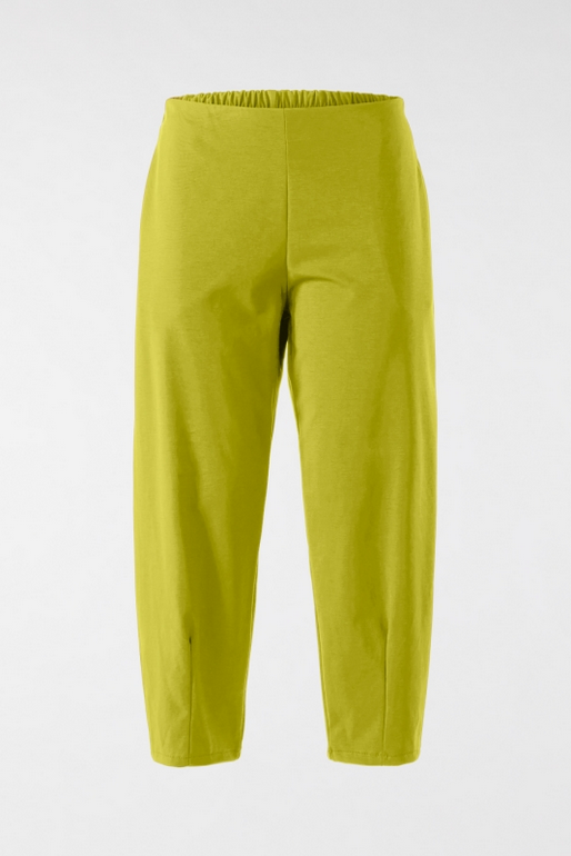 Wendy Trendy παντελόνι one size ποιότητα jersey di cottone σε χρώμα lime green