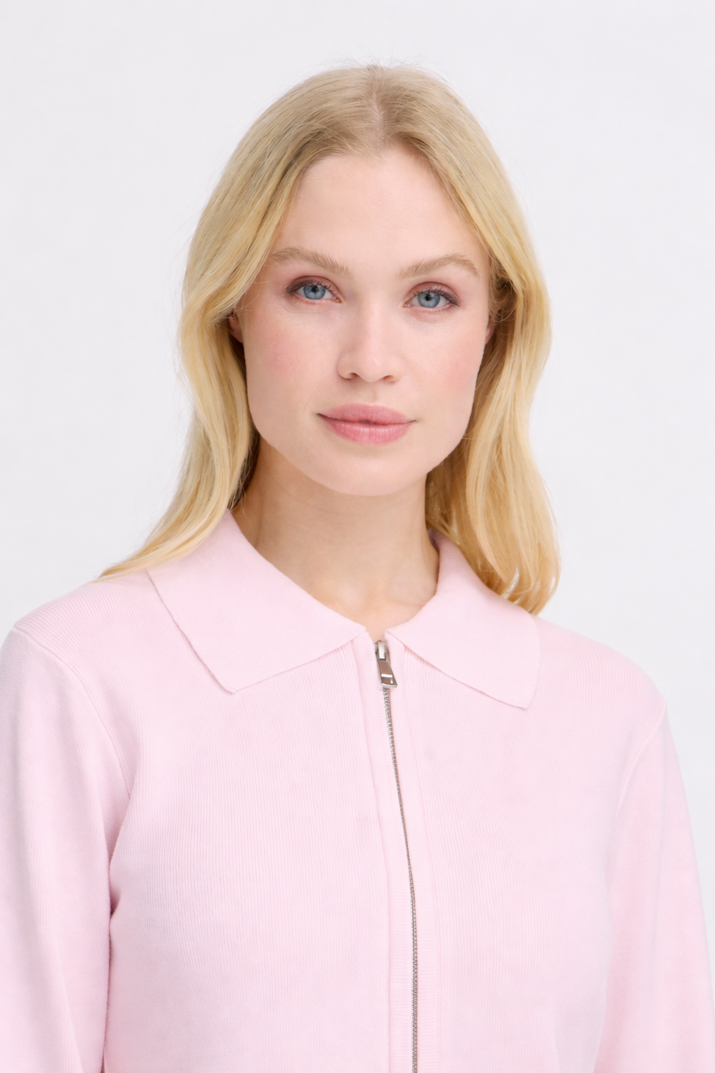 Πλεκτή Ζακέτα με Φερμουάρ