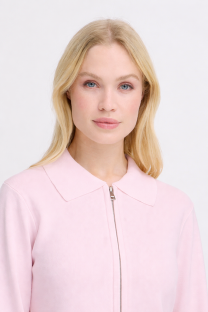 Πλεκτή Ζακέτα με Φερμουάρ