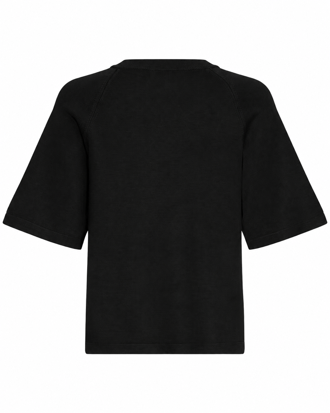 B.YOUNG γυναικείο μαύρο T-shirt boxy fit φαρδιά μανίκια — πίσω όψη
