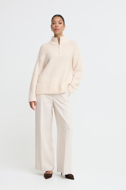 Πουλόβερ Φερμουάρ  Χαλαρή Εφαρμογή