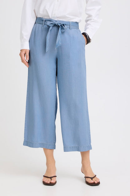 Παντελόνα Denim Γαλάζιο με Ζωνάκι