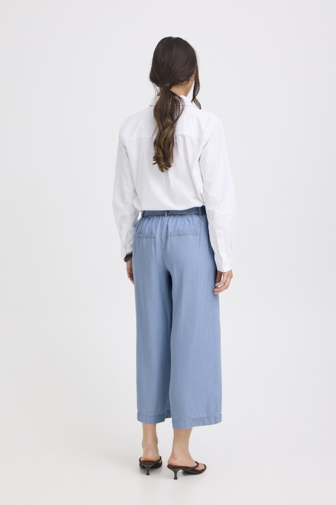 Παντελόνα Denim Γαλάζιο με Ζωνάκι
