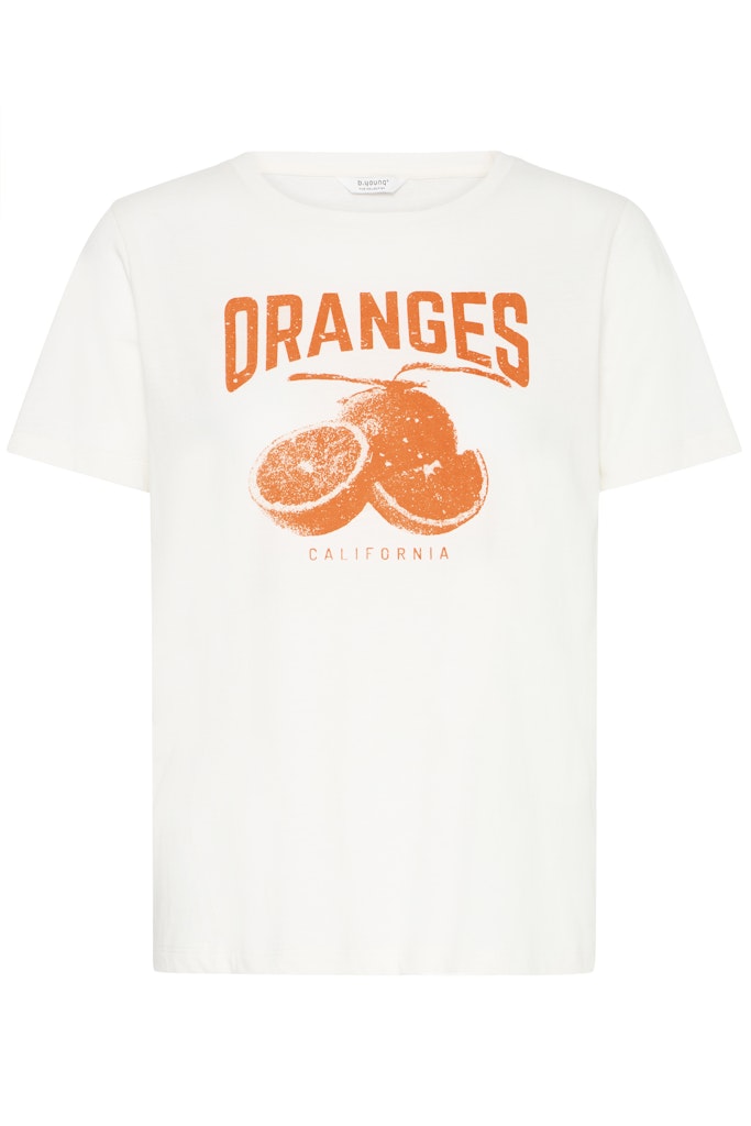 T-shirt Λευκό με Τύπωμα Oranges California
