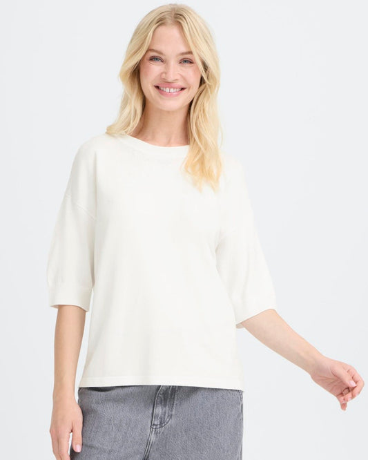 Πλεκτή Μπλούζα Relaxed Fit