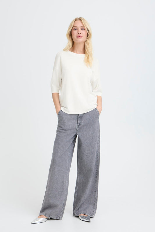 Πλεκτή Μπλούζα Relaxed Fit