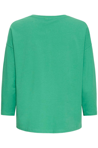 Basic Μπλούζα 3/4 Μανίκι Χαλαρή Εφαρμογή