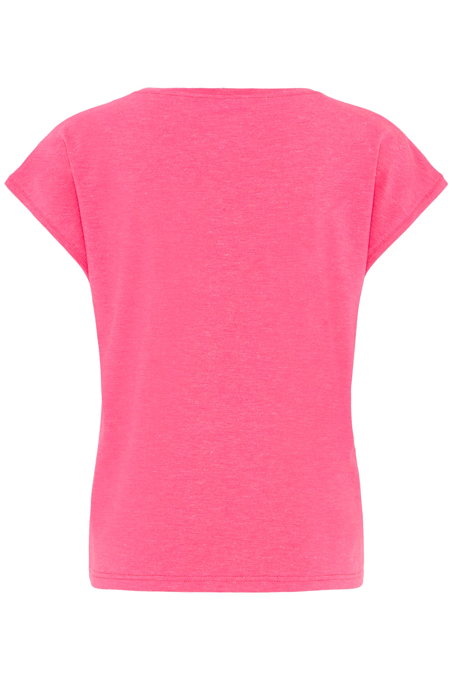 T-shirt Ροζ Στρογγυλή Λαιμόκοψη