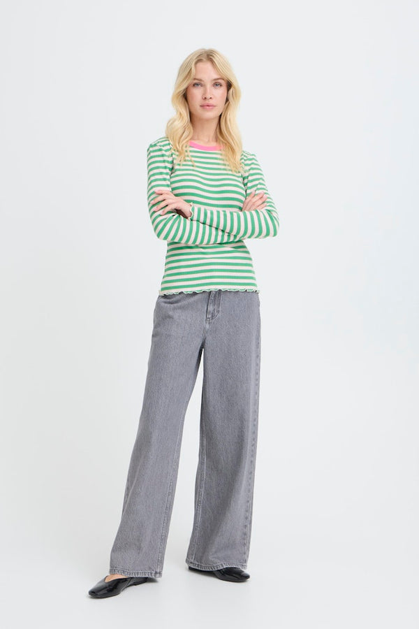 Μπλούζα Rib Ριγέ