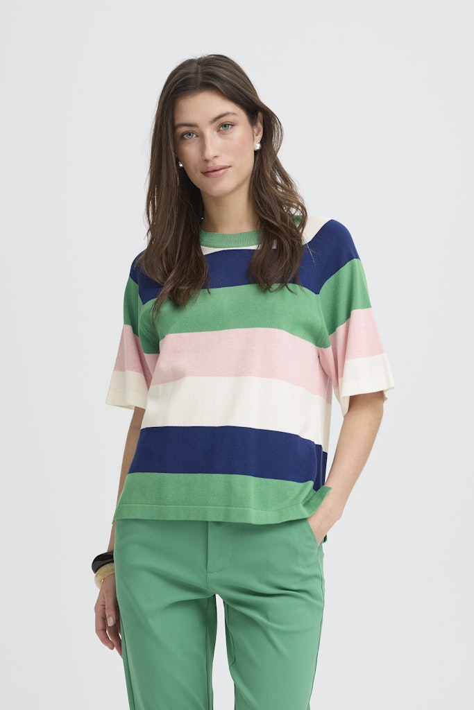 Πλεκτή Μπλούζα με Ριχτούς ώμους