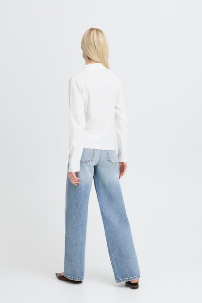 Πλεκτή Ζακέτα με Φερμουάρ