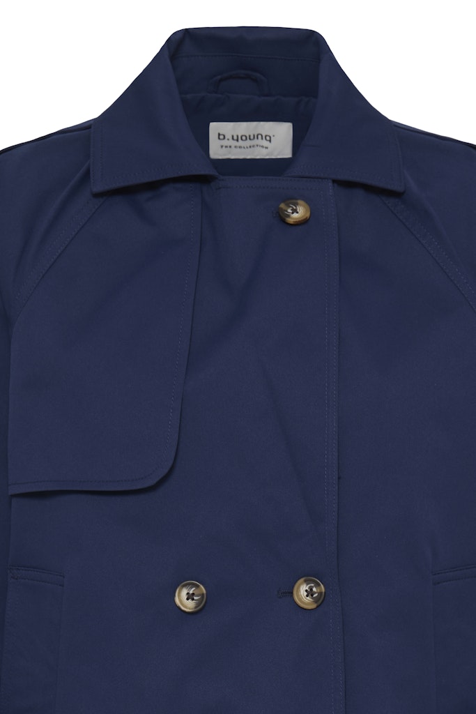 Καμπαρντίνα Μπλε  Boxy